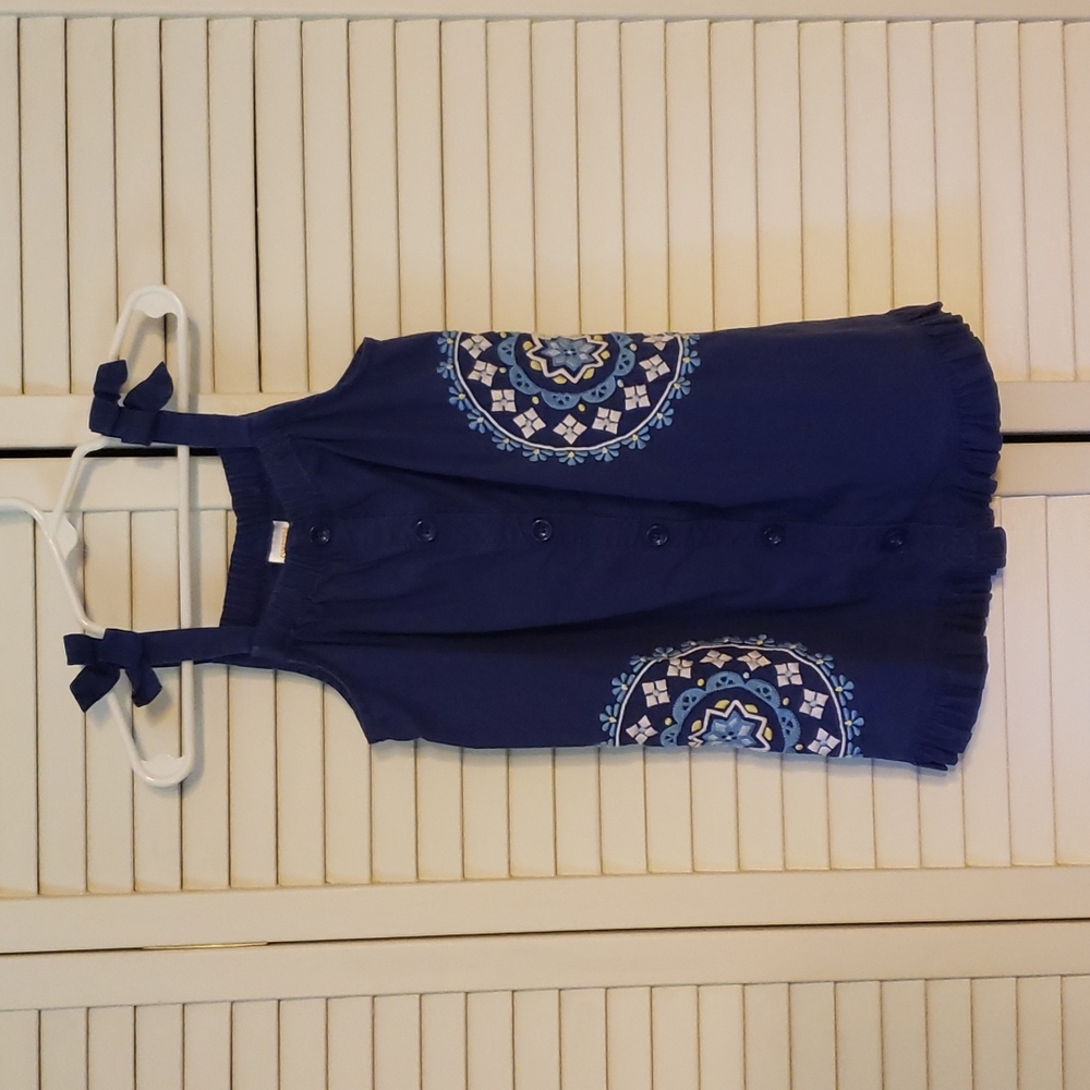 Blue mandala dress